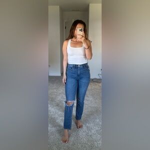 ABERCROMBIE 90s SLIM STRAIGHT JEAN